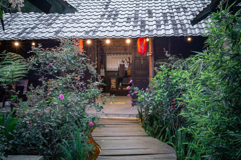 homestay mang den homestay nhiều cây cổ kính Alba-Ra Homestay
