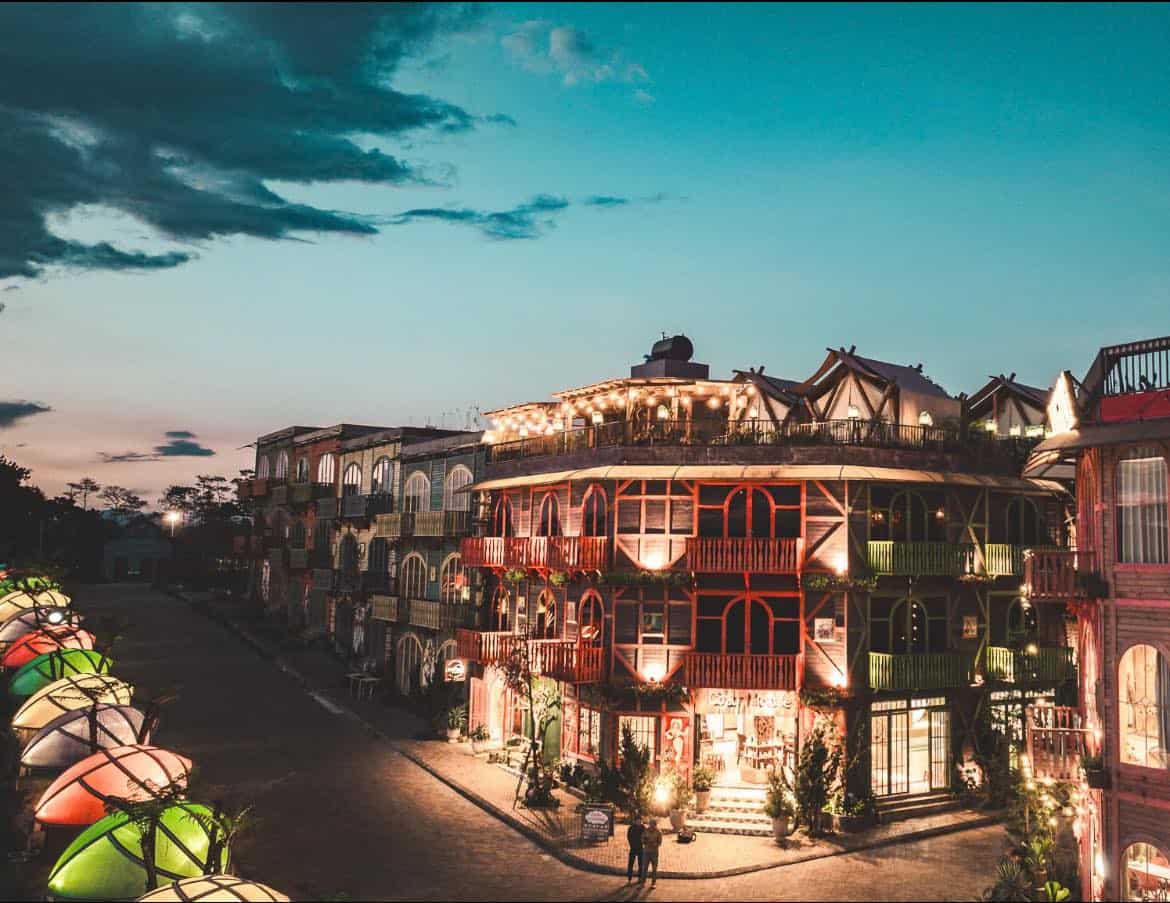 homestay Măng Đen toàn cảnh homestay ở phố đi bộ Cozy House Homestay