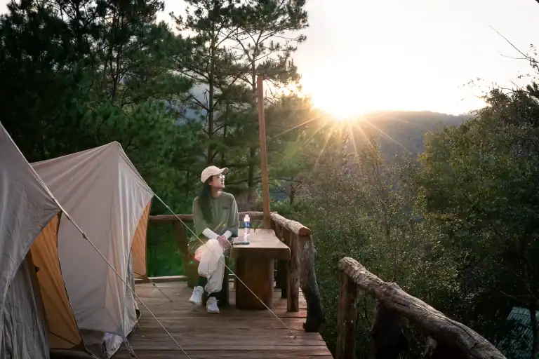 lưu trú và camping tại Măng Đen