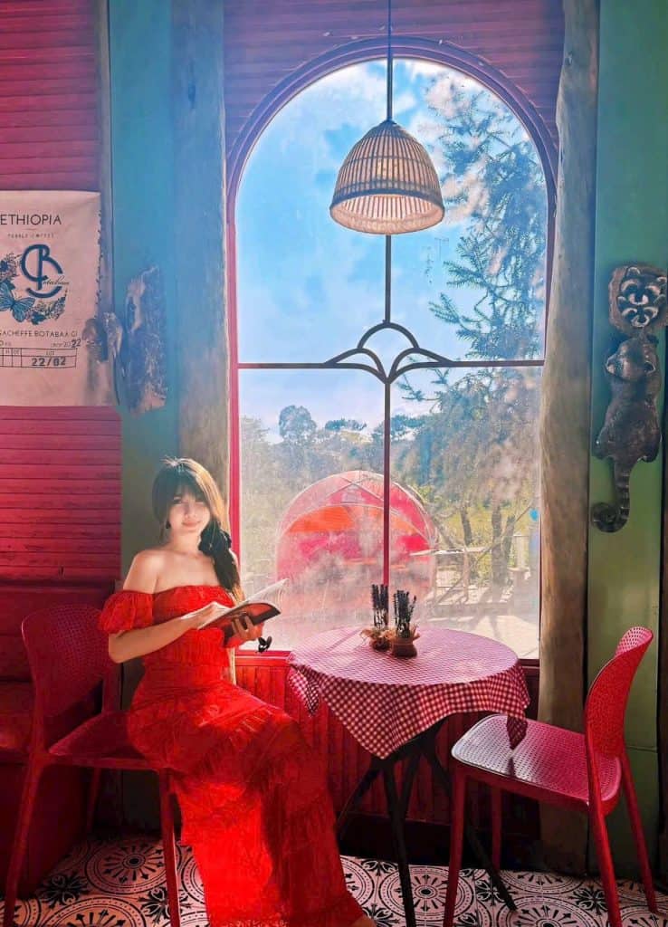 homestay Măng Đen view hoàng hôn