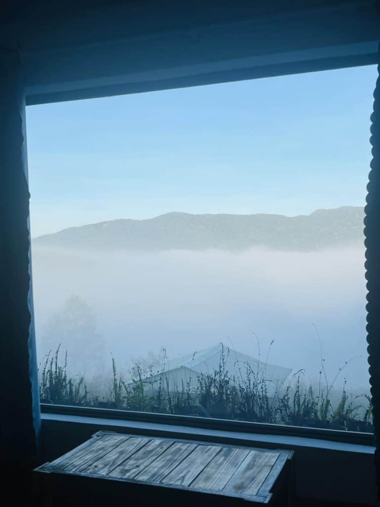 view phòng homestay săn mây Măng Đen