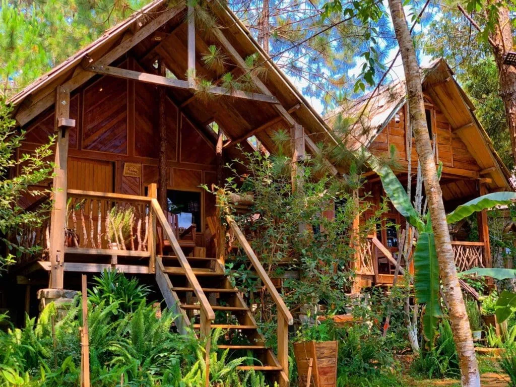 Lưu Trú 1 Homestay Măng Đen giữa rừng thông