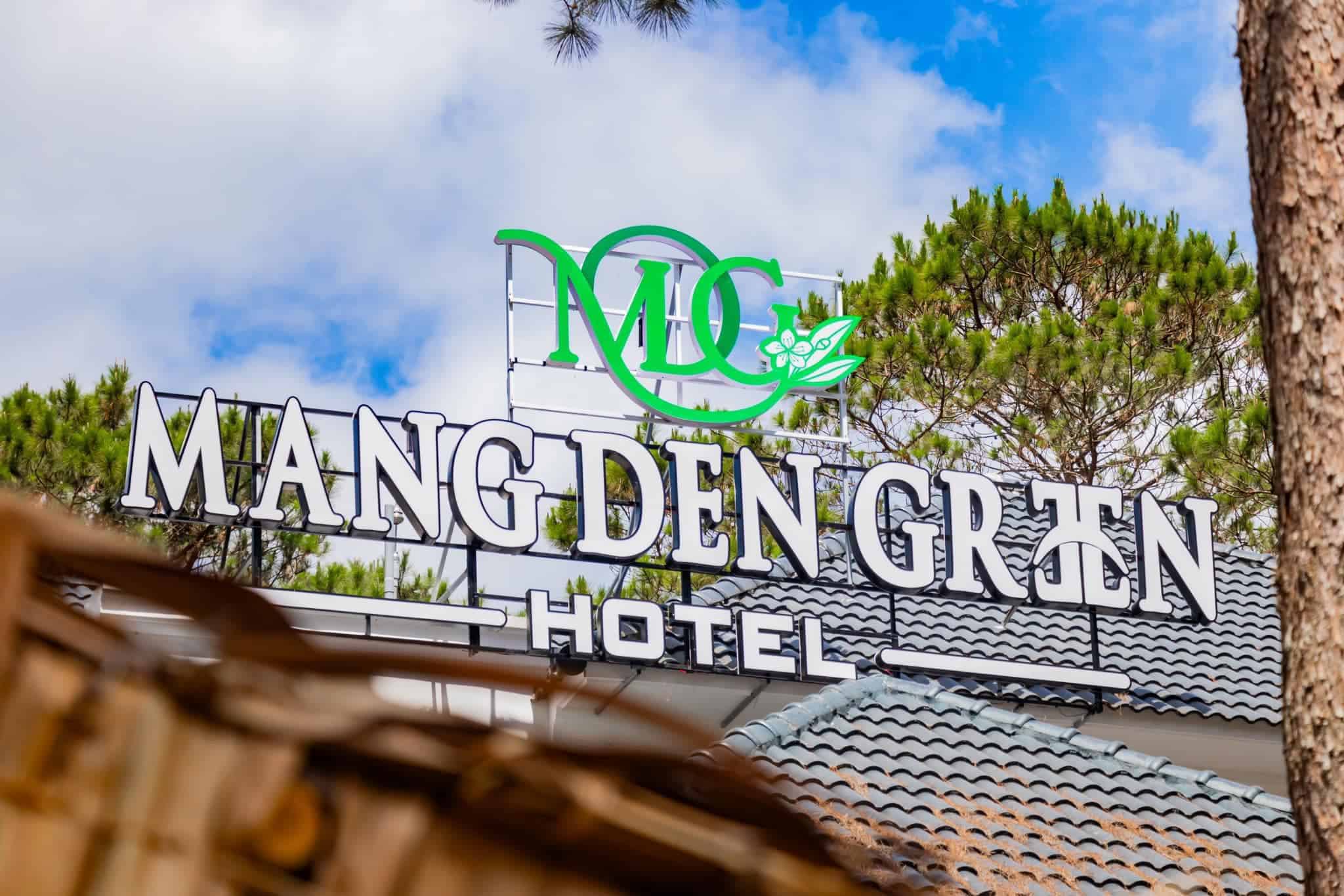 khach san mang den bảng hiệu Măng Đen Green Hotel