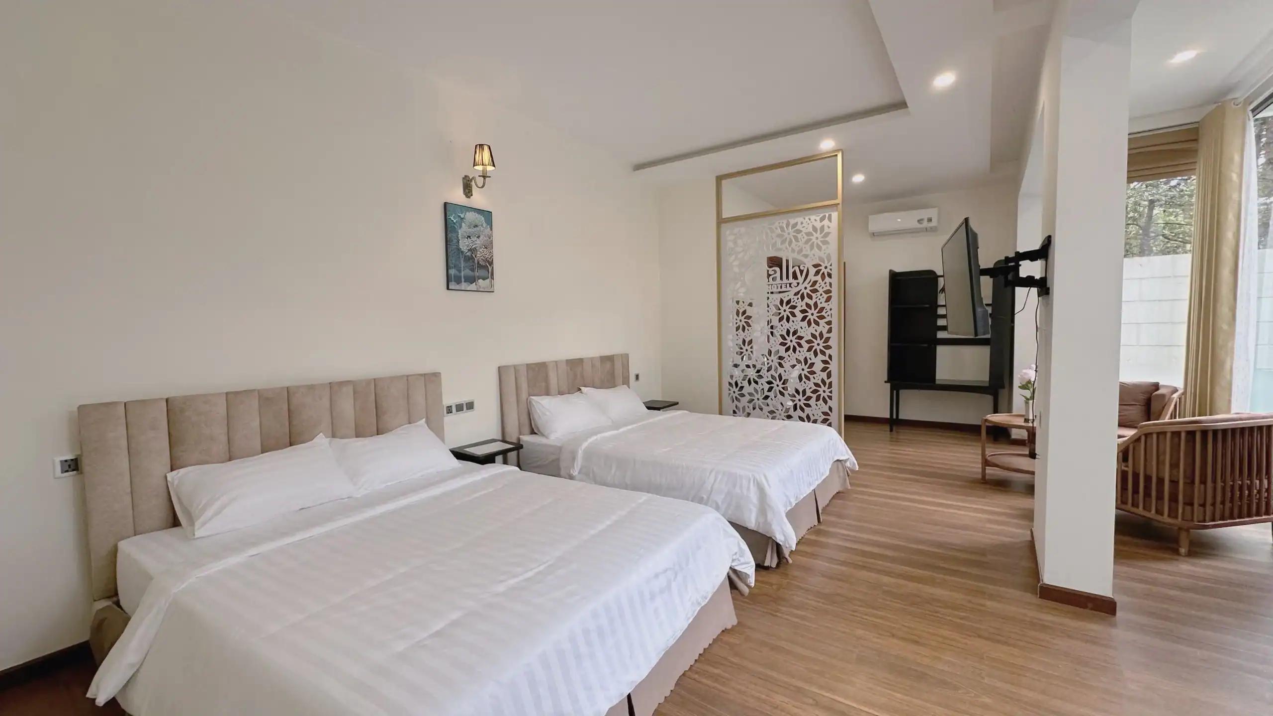 giường đôi sang trọng