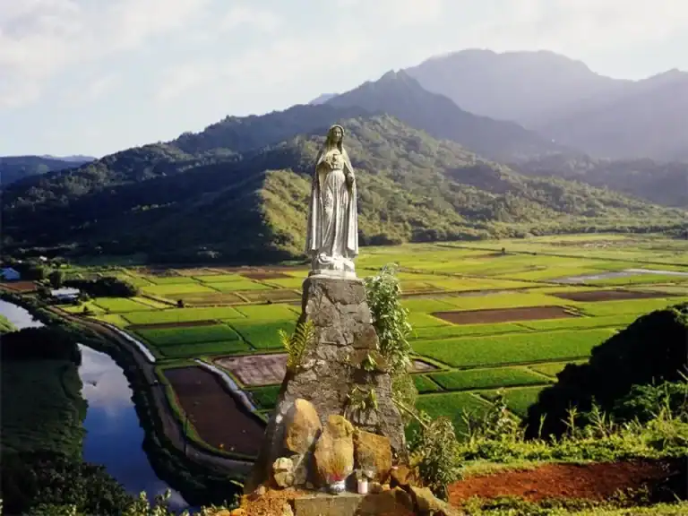 Khung cảnh khu hành hương Đức Mẹ Măng Đen