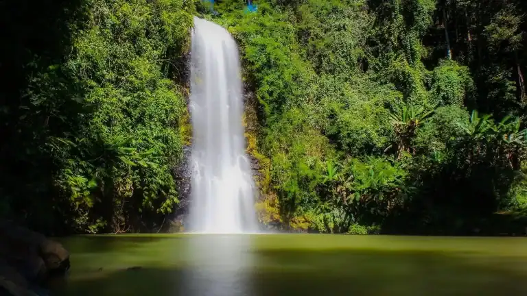 THÁC PA SỸ MĂNG ĐEN – DÒNG THÁC GIỮA RỪNG GIÀ KON PLÔNG 1 Thác Pa Sỹ giữa không gian rừng già ở Măng Đen