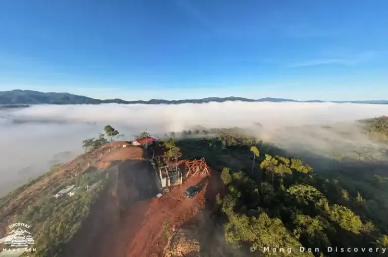 Săn mây Măng Đen tại làng Viring bên hồ nước Tây Nguyên