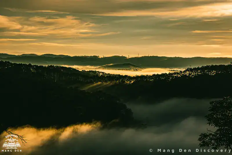 Đường đi săn mây Đèo Violak vào buổi sáng