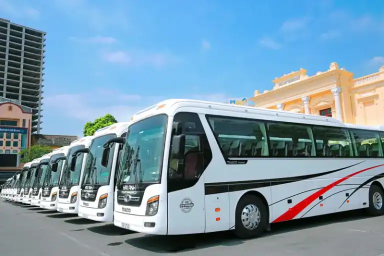 đoàn xe chuẩn bị phục vụ dịp Tết vé xe dịp Tết