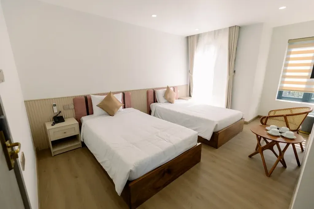 VELUNA HOTEL MĂNG ĐEN CÓ ĐÁNG Ở KHÔNG? 5 phòng hai giường tại Veluna Hotel Măng Đen cho bài review Veluna Hotel Măng Đen